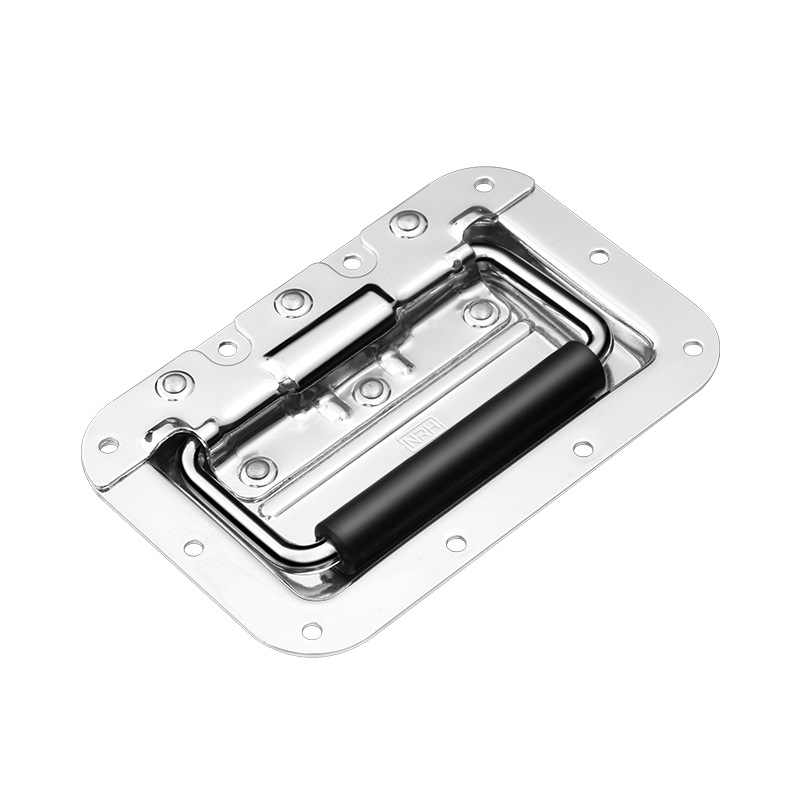 Heavy Duty Recessed Handles, Silver Spring Loaded Recessed Handle with Grip Recessed Pull Handle