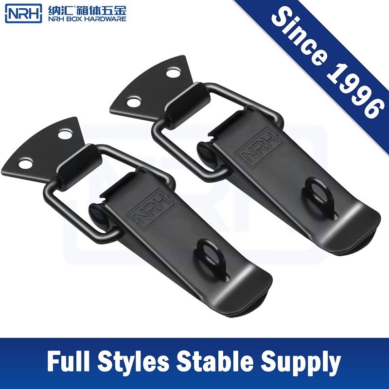 NRH 5101-96K Toggle Latch | 304 Stainless Steel Black E-Coat Lock Hole 40kg