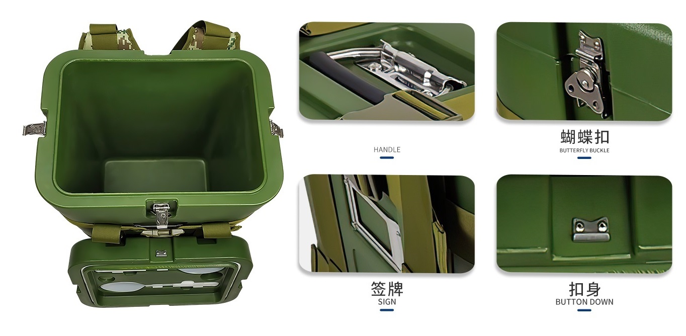 Rotomolded Box Hardware Application Cases - Handles, Butterfly Buckles, Hinges & Wire Ropes