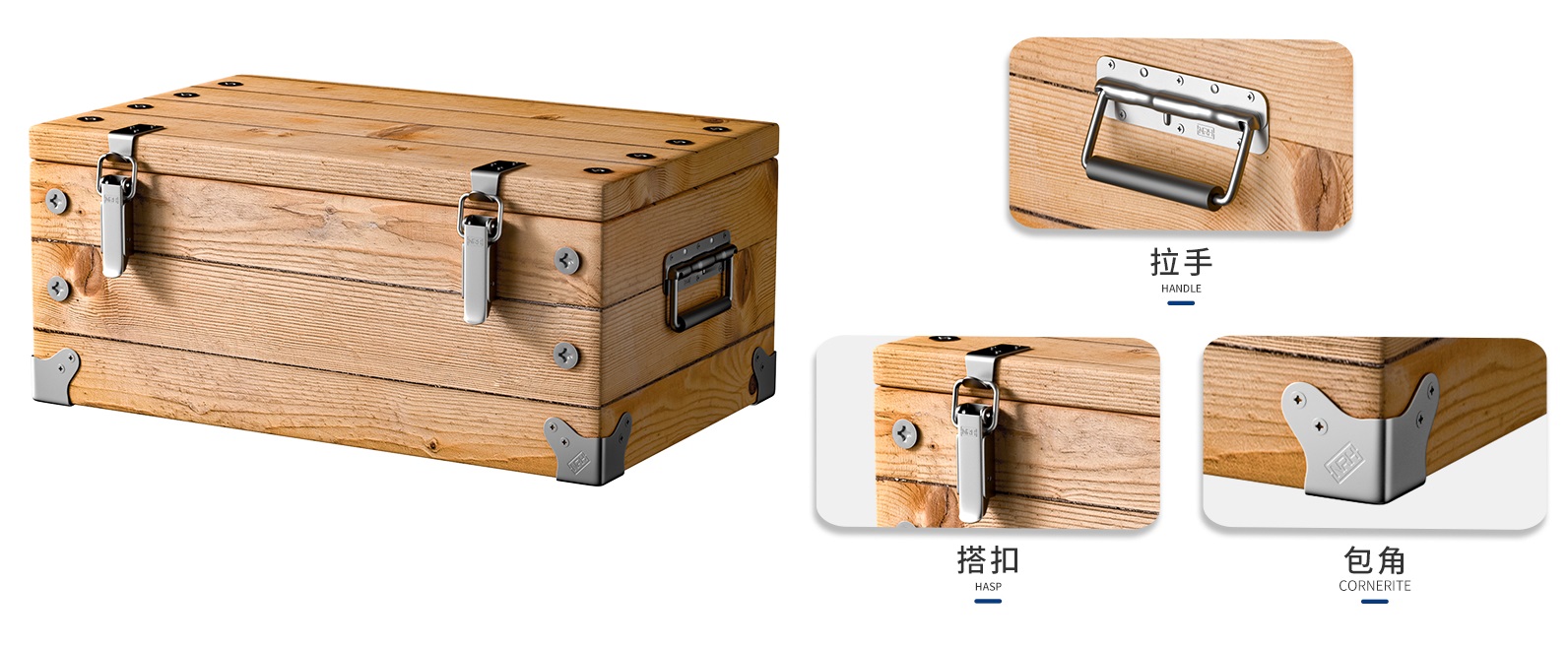 Stainless Steel & Iron Hardware for Industrial Cases