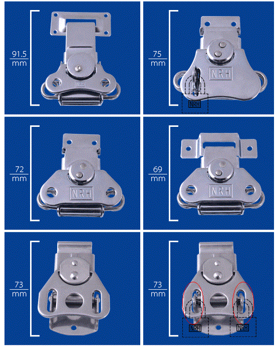 Butterfly Latches 6306-85-FE-ZL - application case