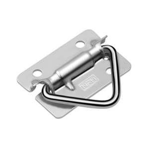 NRH 4267-70 90-Degree Limited Rotation Pull Ring Latch: 304 Stainless Steel, 40kg Load