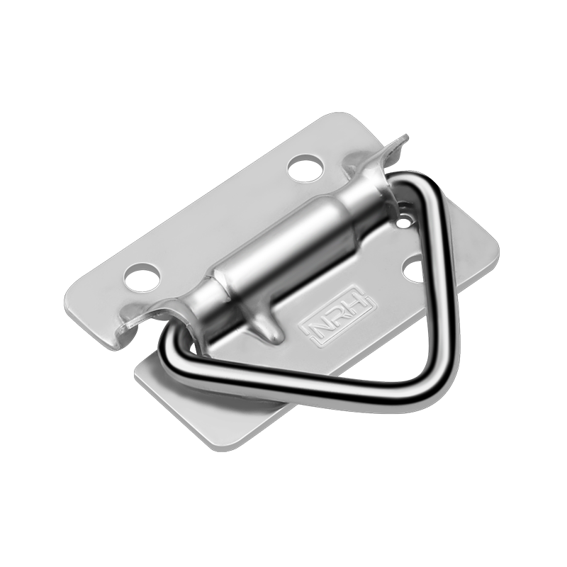 NRH 4267-70 90-Degree Limited Rotation Pull Ring Latch: 304 Stainless Steel, 40kg Load