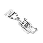 5605-118K Heavy Duty Adjustable Hasp, 304 Stainless Steel, with Lock Hole