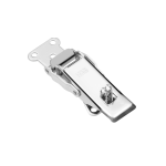 5802-86S Stainless Steel Safety Hasp, 304SS, with Spring Load & Safety Lock
