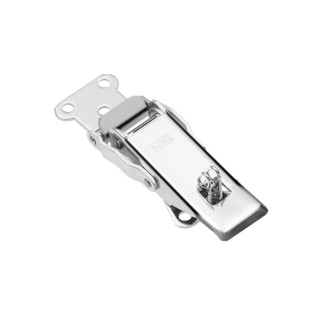 5802-86S Stainless Steel Safety Hasp, 304SS, with Spring Load & Safety Lock