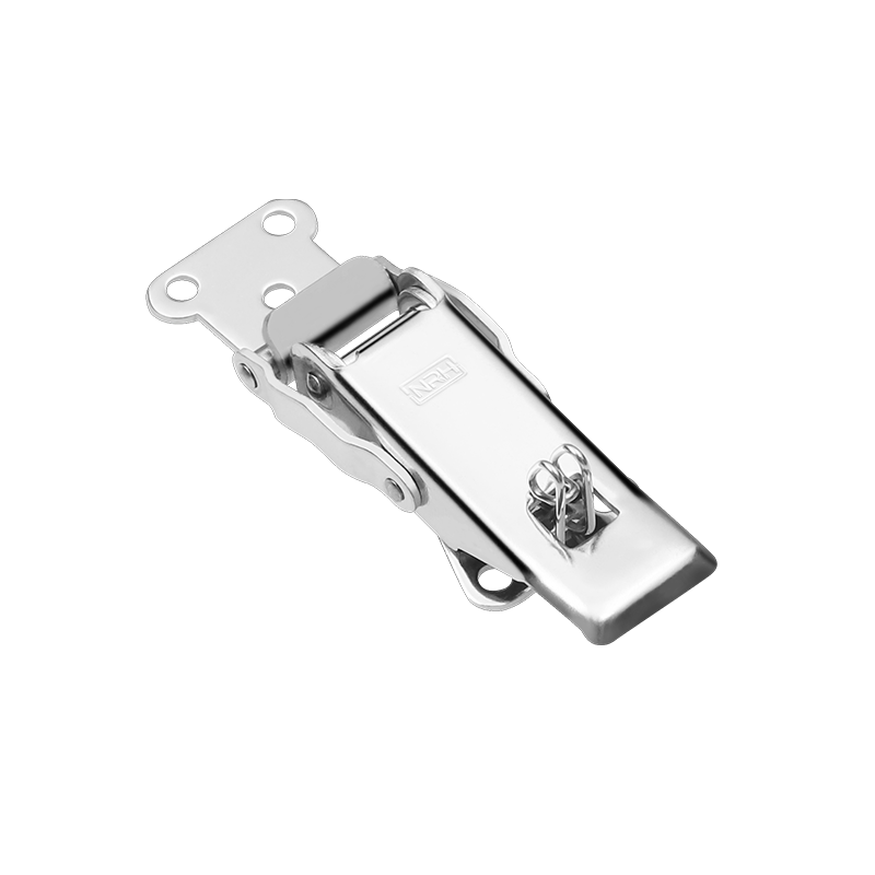 5802-86S Stainless Steel Safety Hasp, 304SS, with Spring Load & Safety Lock