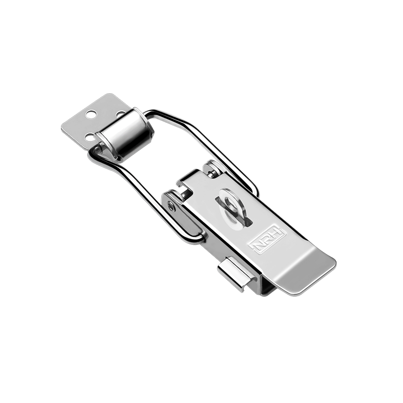 5808-128S Stainless Steel Lockable Hasp, 304SS, with Safety Latch