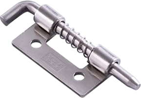 NRH 7954-32L Spring Loaded Latch Pin: 201 Stainless Steel, 10g
