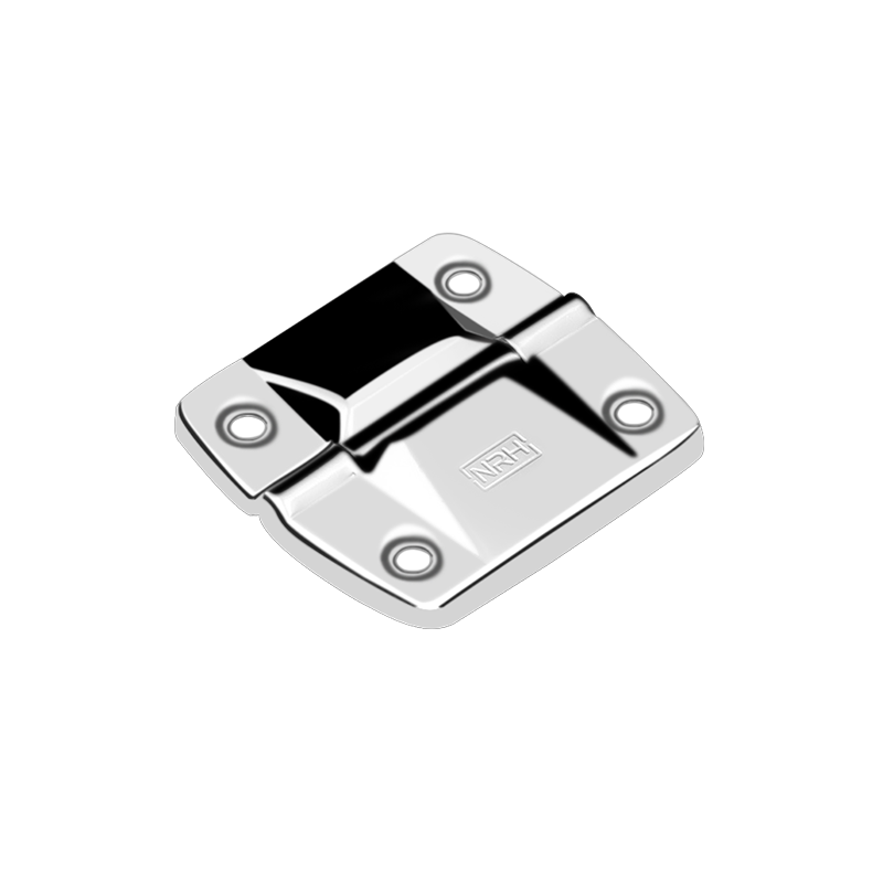 8133-51 90 Degree Lid Support Hinge, Chrome Plated, for Small Wooden Box