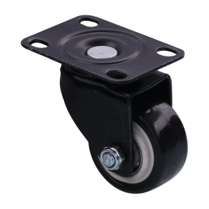 NRH 9201-38A Caster: 60kg Load, Double Ball Bearing, PVC Wheel