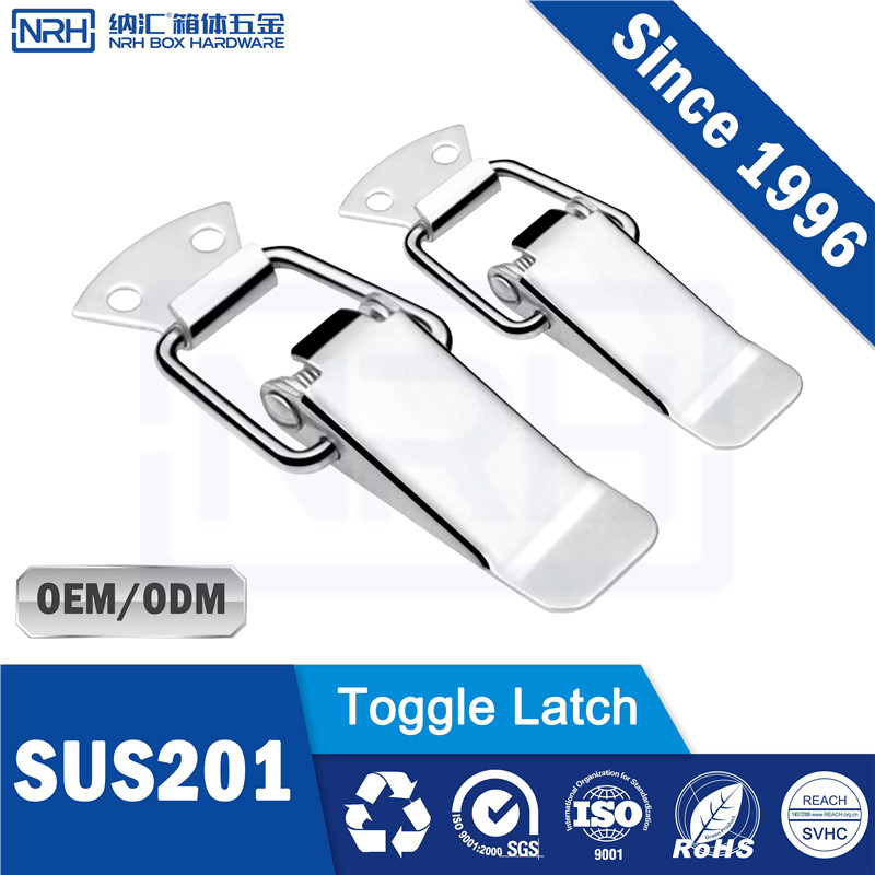 R5101-105 SUS201 Stainless Steel Spring Toggle Latch, Heavy Duty Industrial Fastener