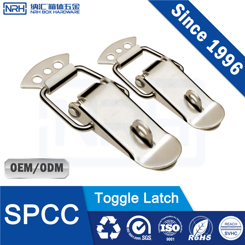 R5103-75K Heavy Duty Toggle Latch with Padlock Hole, Nickel Plated SPCC