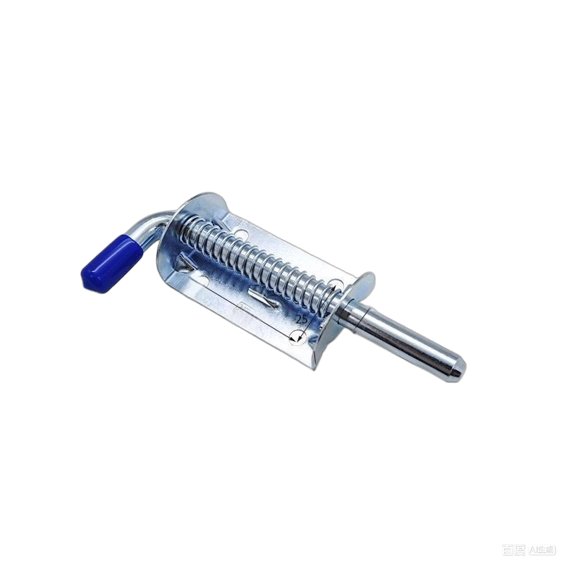 NRH R7956-10-1-135 Latch Pin: Spring-Loaded, Blue Zinc Plated, 135g