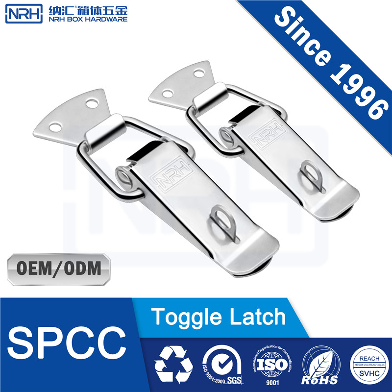 NRH 5101-96K Toggle Latch with Lock Hole | Heavy Duty Lockable Draw Catch