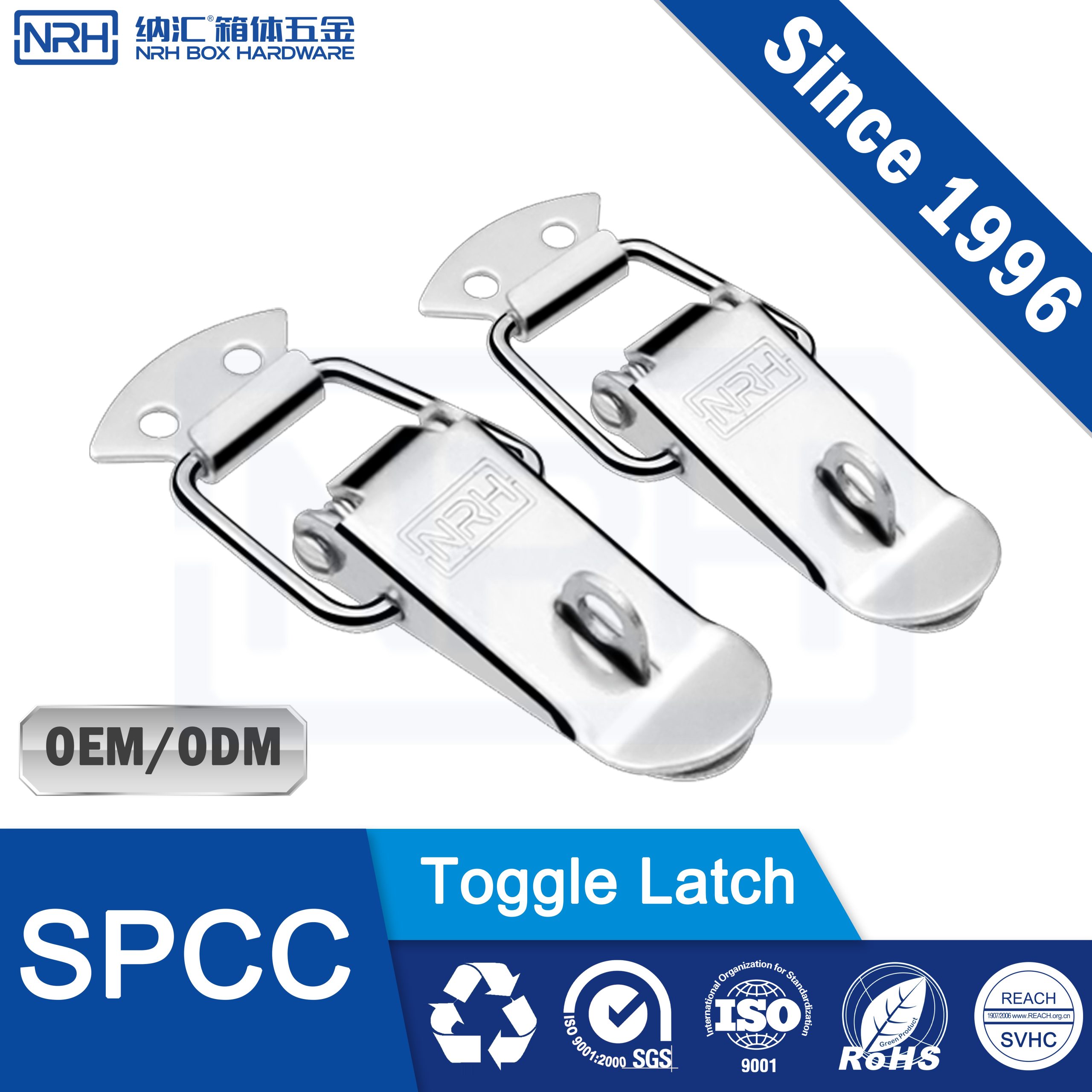 5103-70K Chrome-Plated Toggle Latch with Padlock Hole, Ideal for Various Enclosures and Cases
