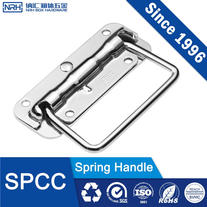 NRH 4201-110-1 Spring Handle SPCC Steel Chrome Plating No Grip Heavy Duty