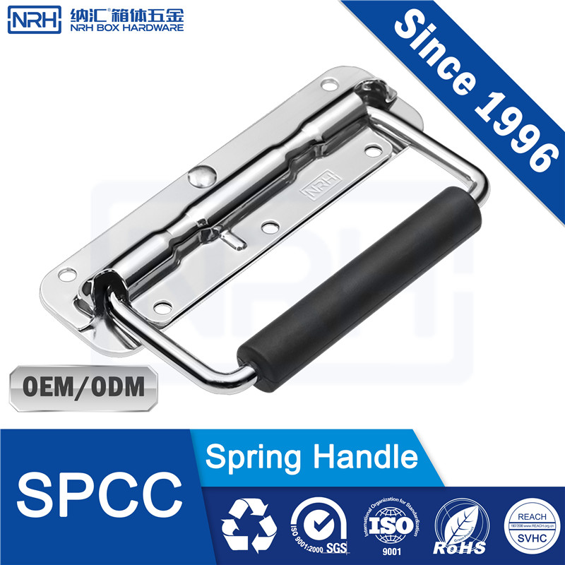NRH 4201-140 Spring Handle | 40kg Load Heavy Duty Flight Case Handle