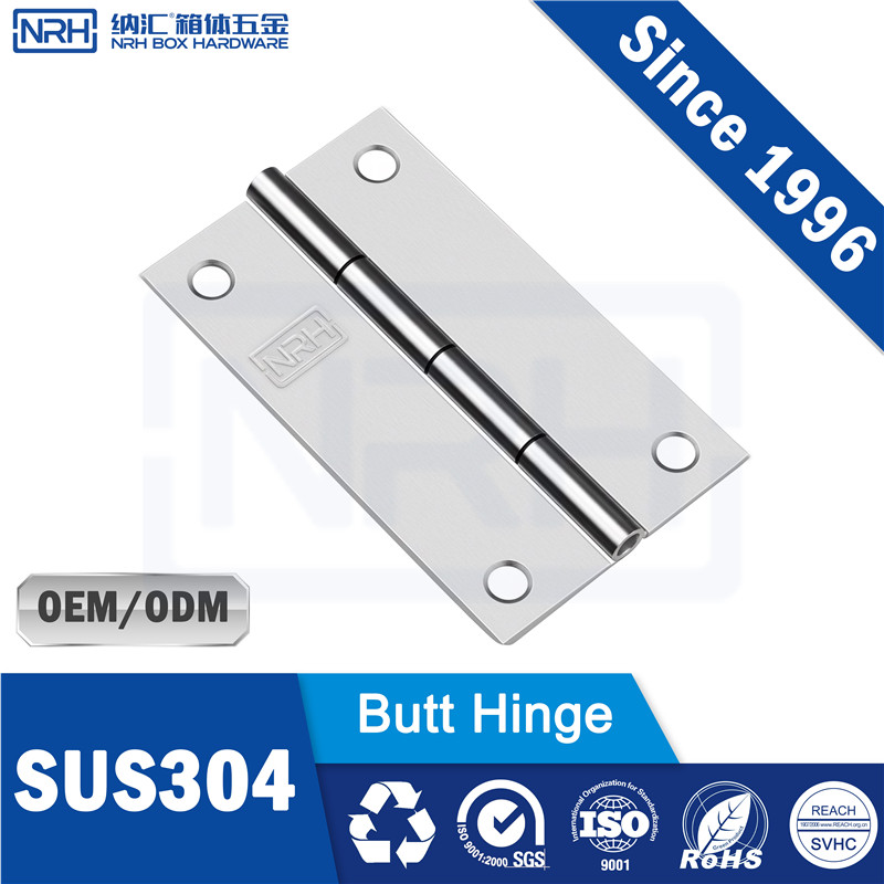 NRH 8403-50 Stainless Steel Butt Hinge | SUS 304 15kg Load for Cabinet & Case