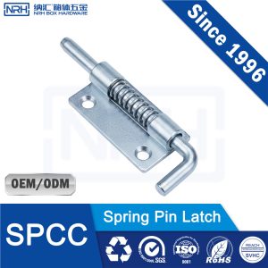 NRH 7954-50R-1 Industrial Spring Latch | Heavy Duty L-Handle Manual Lock