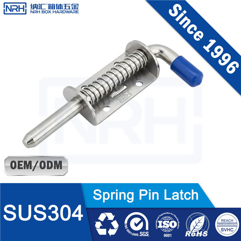 SUS304 Stainless Steel Spring Pin Latch with Stay-Open Feature
