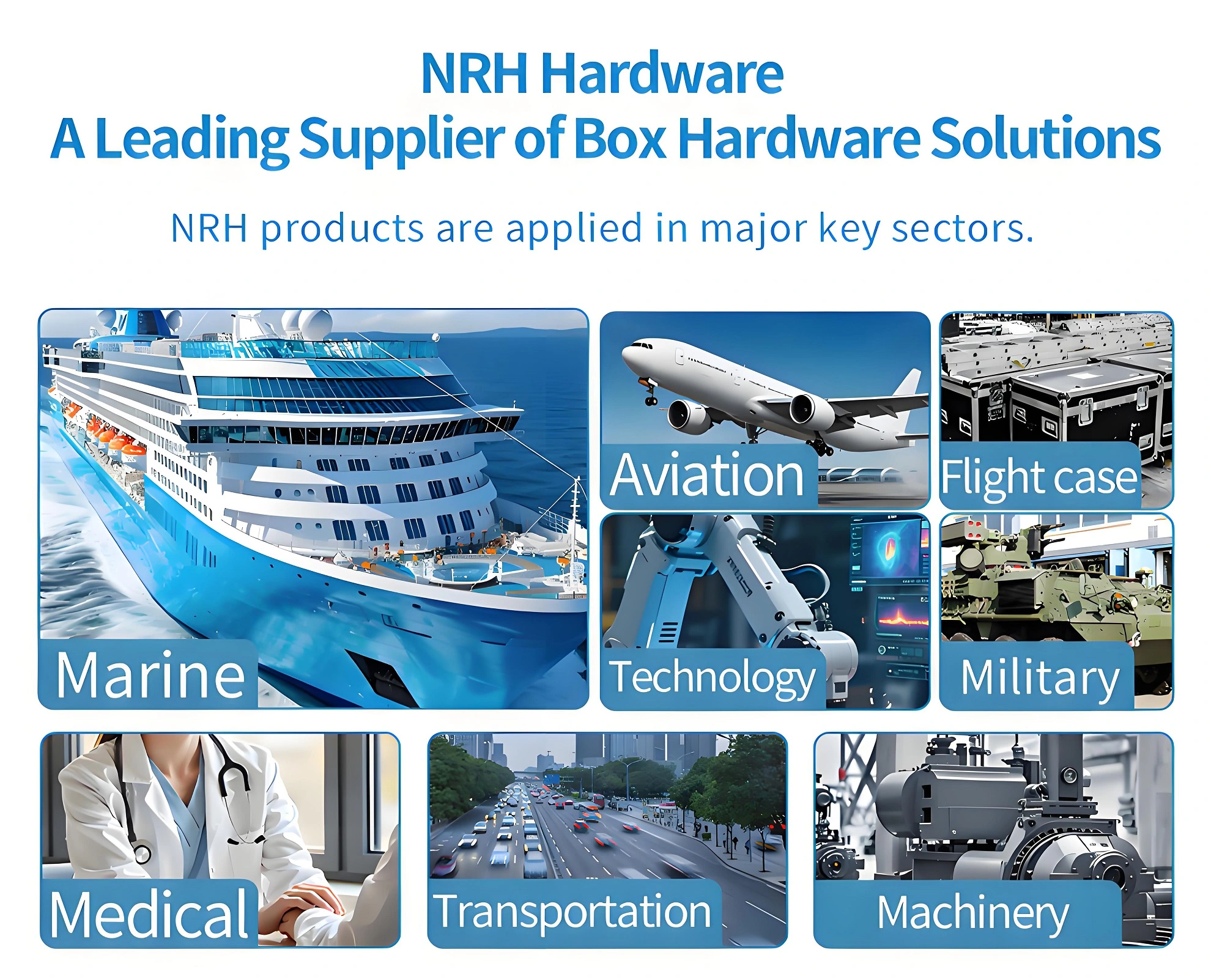 NRH Box Hardware Products Application Industry