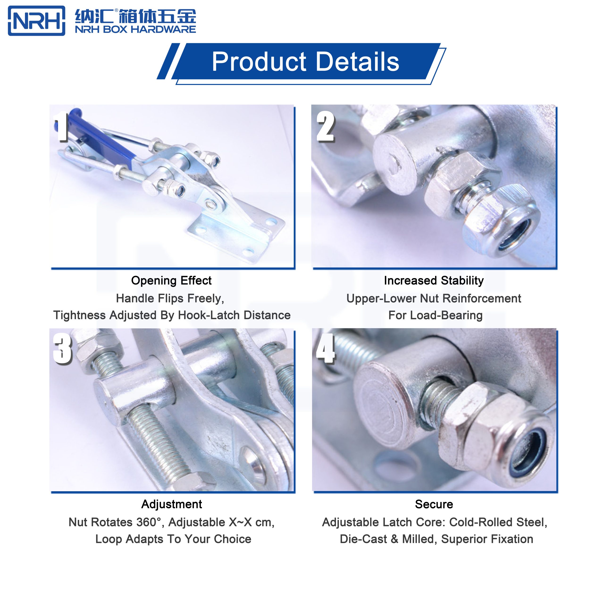 Quick-Lock Clamp Buckles offer several product advantages and features