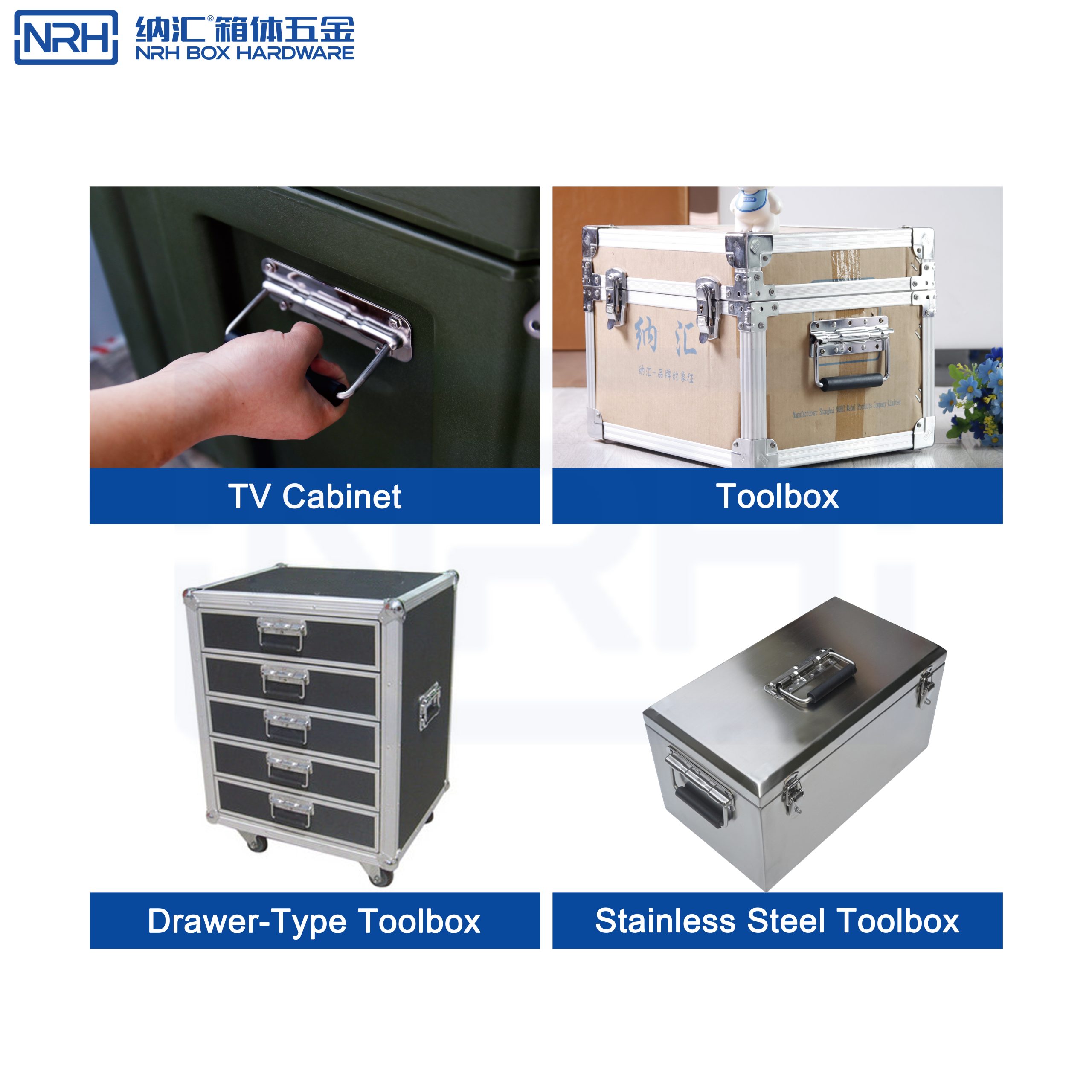 Applications of industrial spring-loaded folding handles