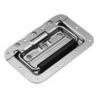 NRH 4101-160 Chrome Spring Flush Pull – 80kg Carbon Steel Auto Retract