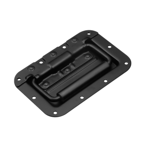 NRH 4101-160 Black Heavy Duty Flush Pull – 80kg Non-Reflective