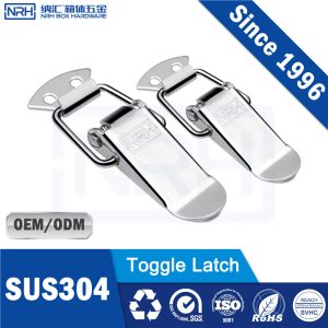 NRH 5103-70 Toggle Latch | SUS304 Vibratory Finish 153kg Spring Assisted