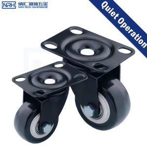 NRH R9201-50A Swivel Caster – PP Black 70kg Load | Industrial Caster