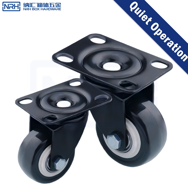 NRH R9201-50A Swivel Caster – PP Black 70kg Load | Industrial Caster