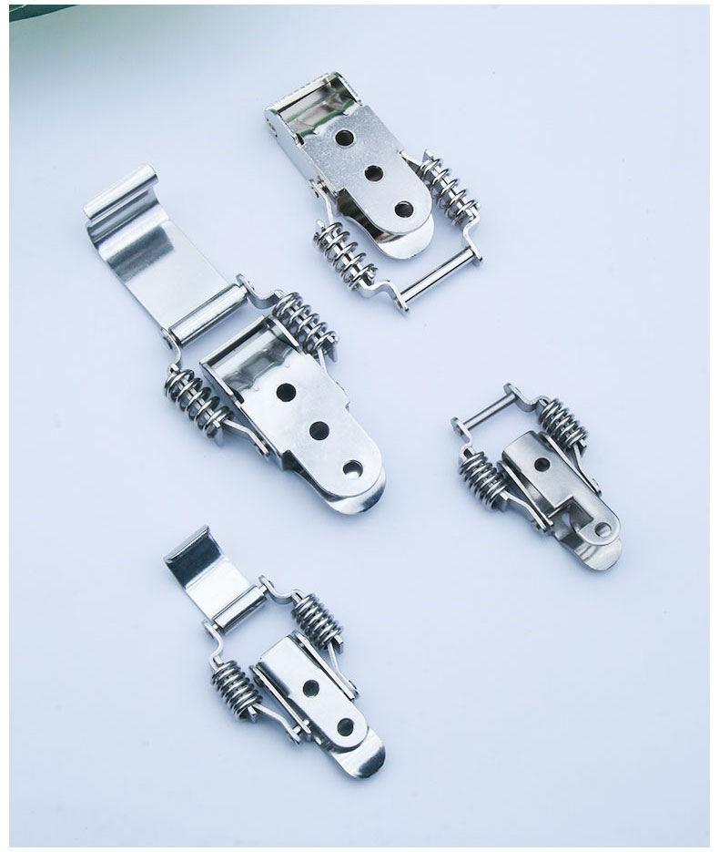 NRH 55 Series dual spring toggle latch product display showing dual spring configuration and enhanced return mechanism