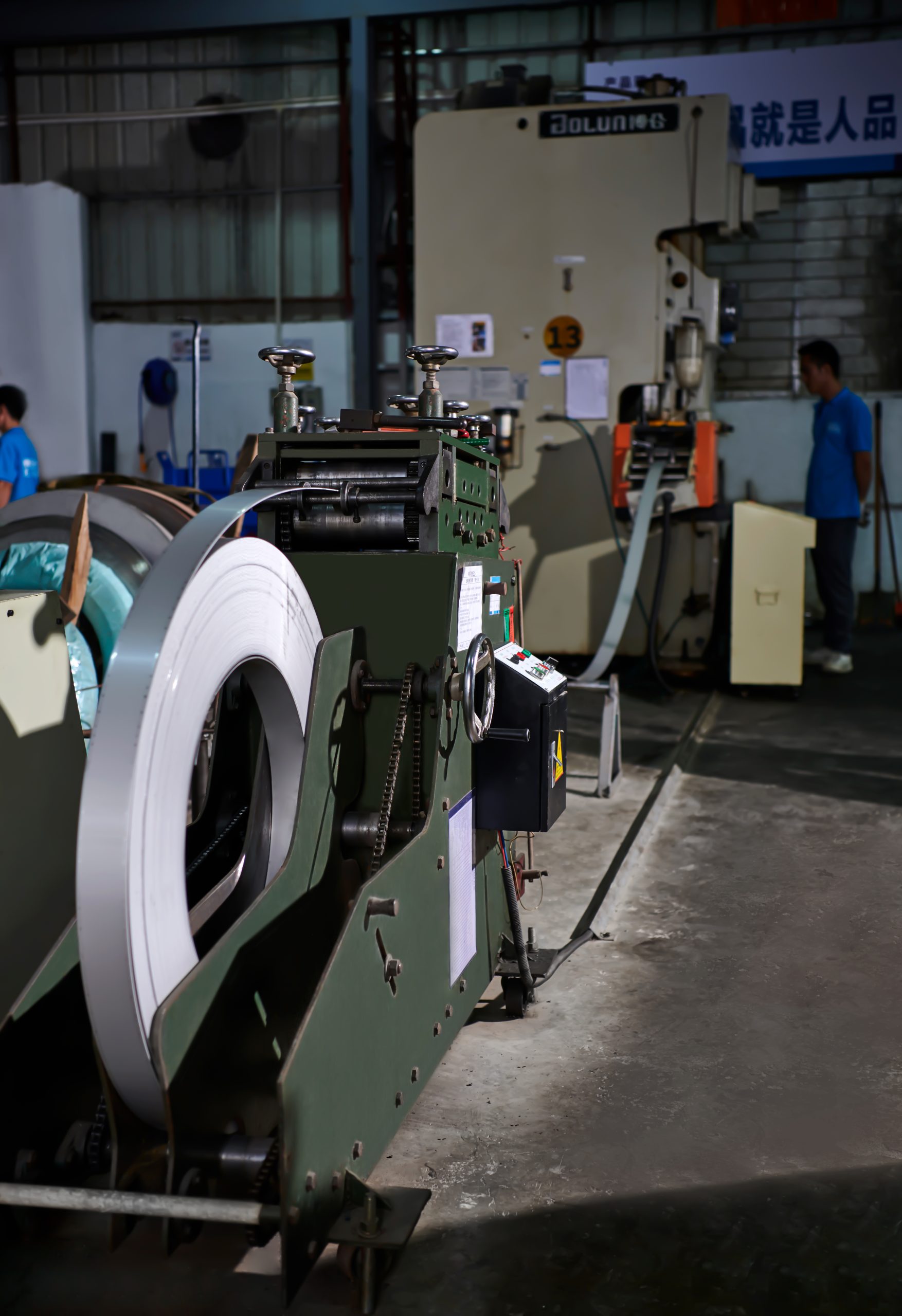 Automated stamping and assembly line at NRH Dongguan manufacturing facility