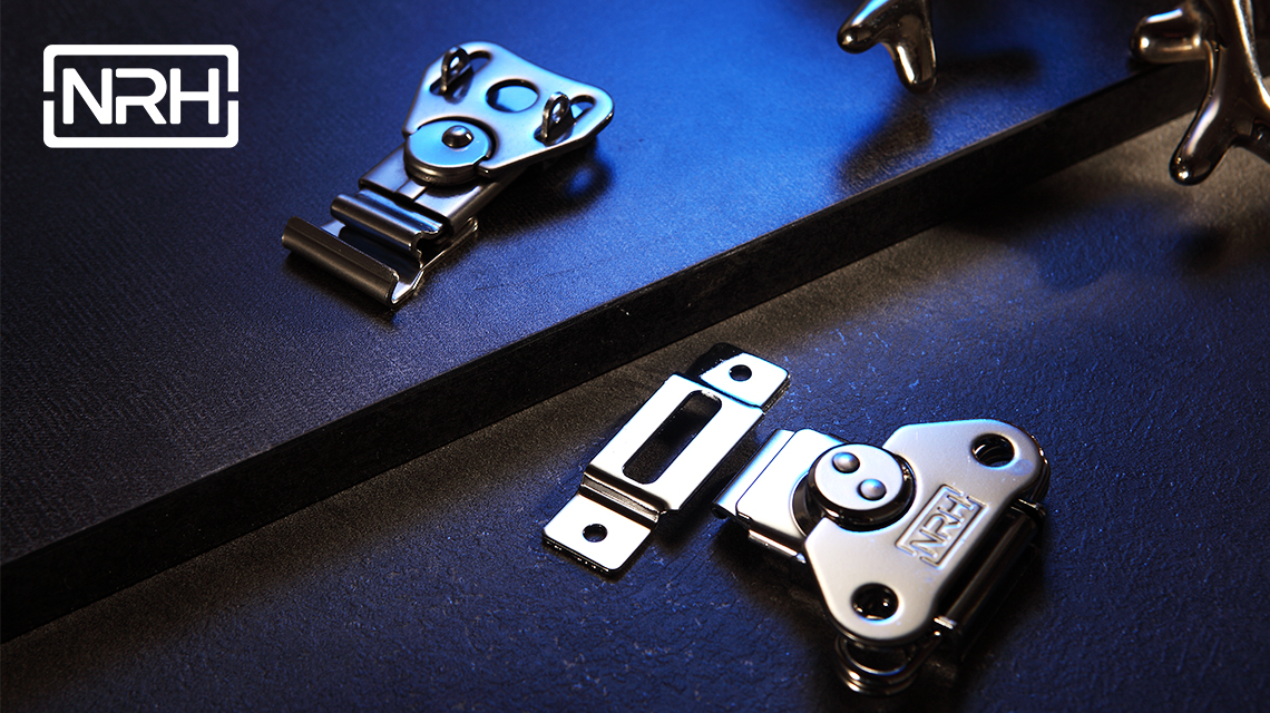 Close-up comparison of corroded and non-corroded case hardware showing pitting and uniform corrosion damage