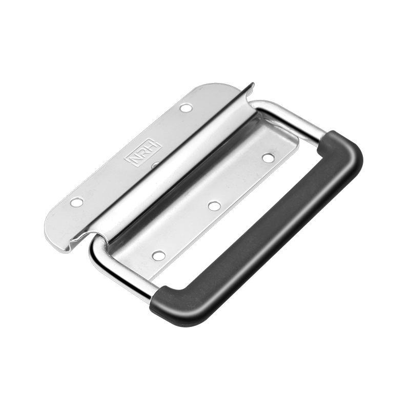 NRH 4262-115 spring-loaded handle - aluminum, sandblasted finish, 25kg load capacity, 87g