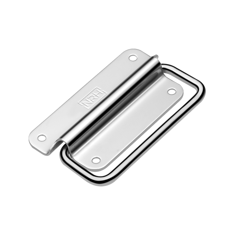 4265-100-S04-LG handle close-up - no spring, bright-polished, 30kg load capacity