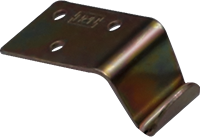 NRH 5401-122C-GP yellow zinc plated mild steel strike plate for 5401 series safety latch