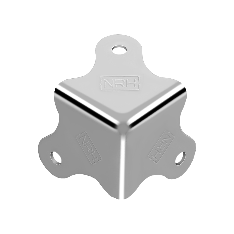 7301-30-FE-CR corner bracket - iron, chrome-plated, 13g