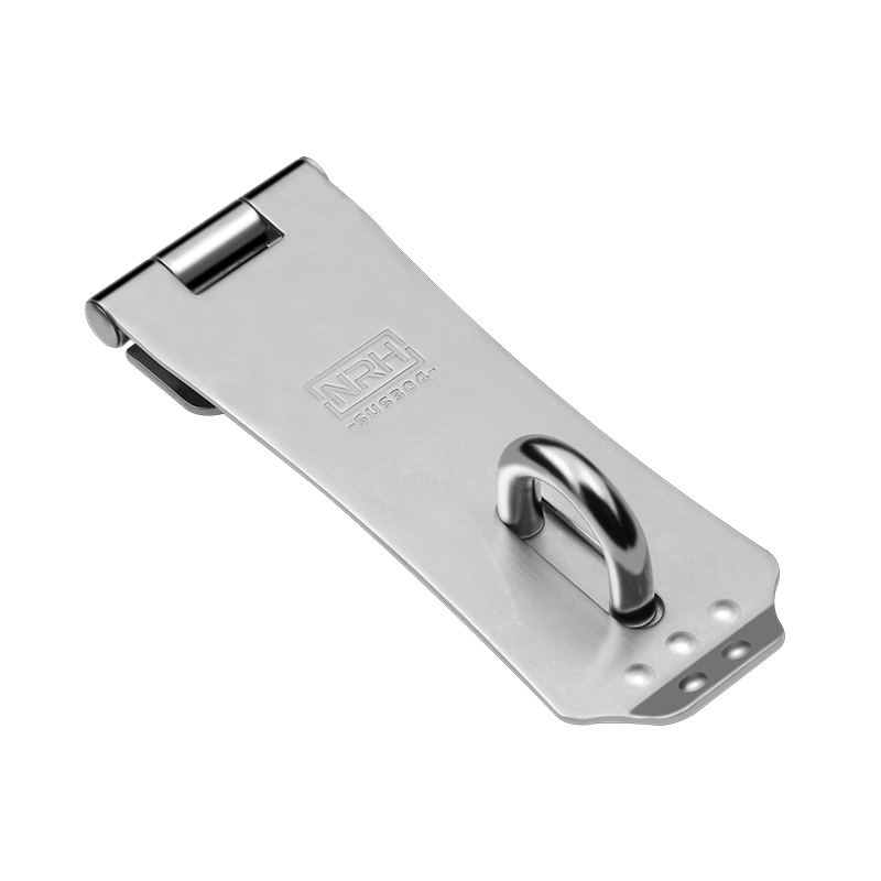 NRH 5901-125K locking latch with brushed finish and lock cylinder