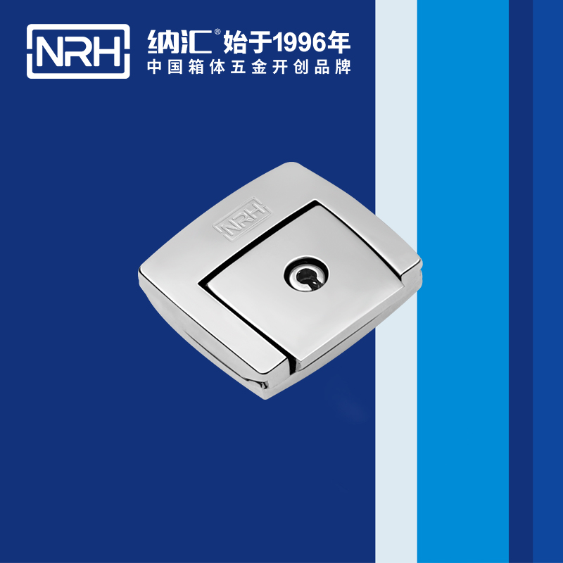 NRH 6503-45K Zinc Alloy Lockable Hasp Chrome-Plated NRH 6503-45K zinc alloy lockable hasp with chrome-plated finish, 80g weight, 294N tensile load, premium case hardware for high-end enclosures