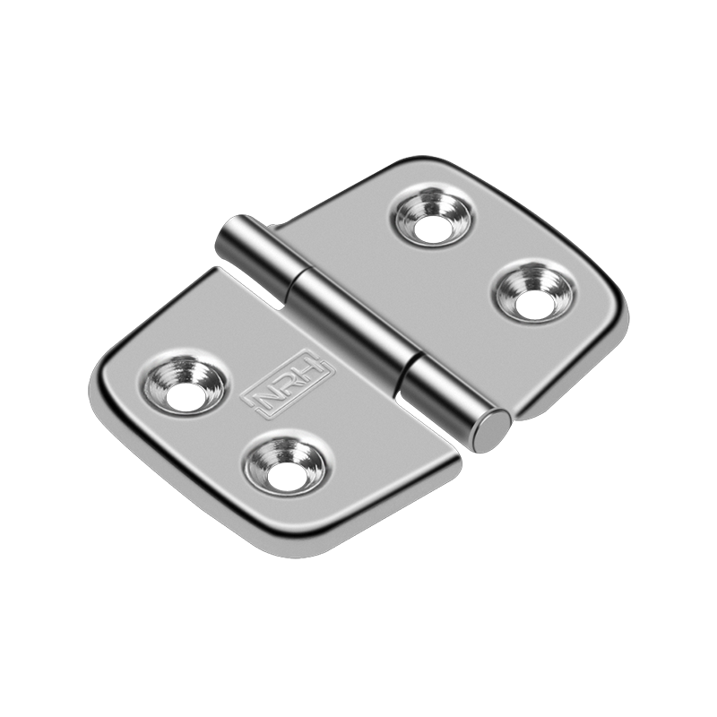NRH 8201-50 stainless steel hinge - 304 stainless steel, bright-polished finish, 10kg load capacity, 52g