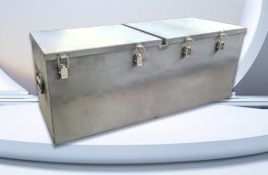 Iron Transport Case Hardware – Safety Latch and Surface-Mount Handle Guide