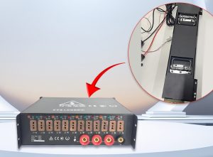 Spring-Loaded Folding Handles for Portable Power Stations