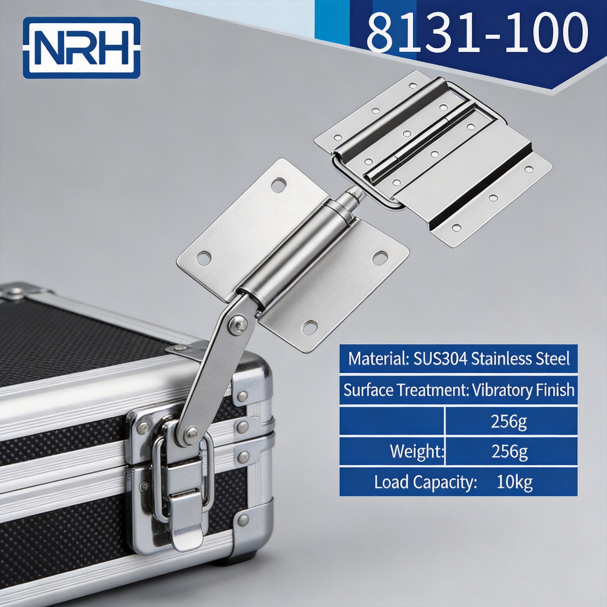 Support hinge detail on case hardware application