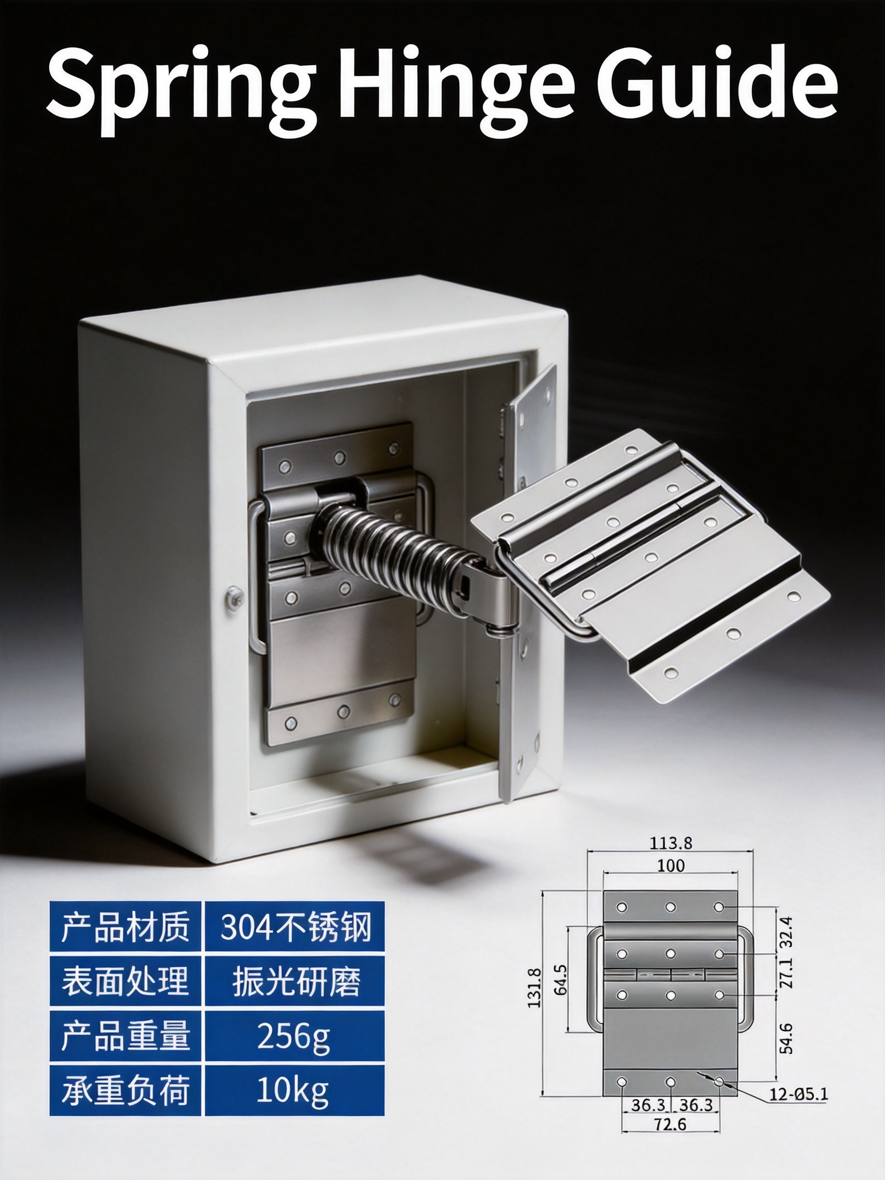 What Is a Spring Hinge? Self-Closing Hinge Mechanism for Cases and Enclosures