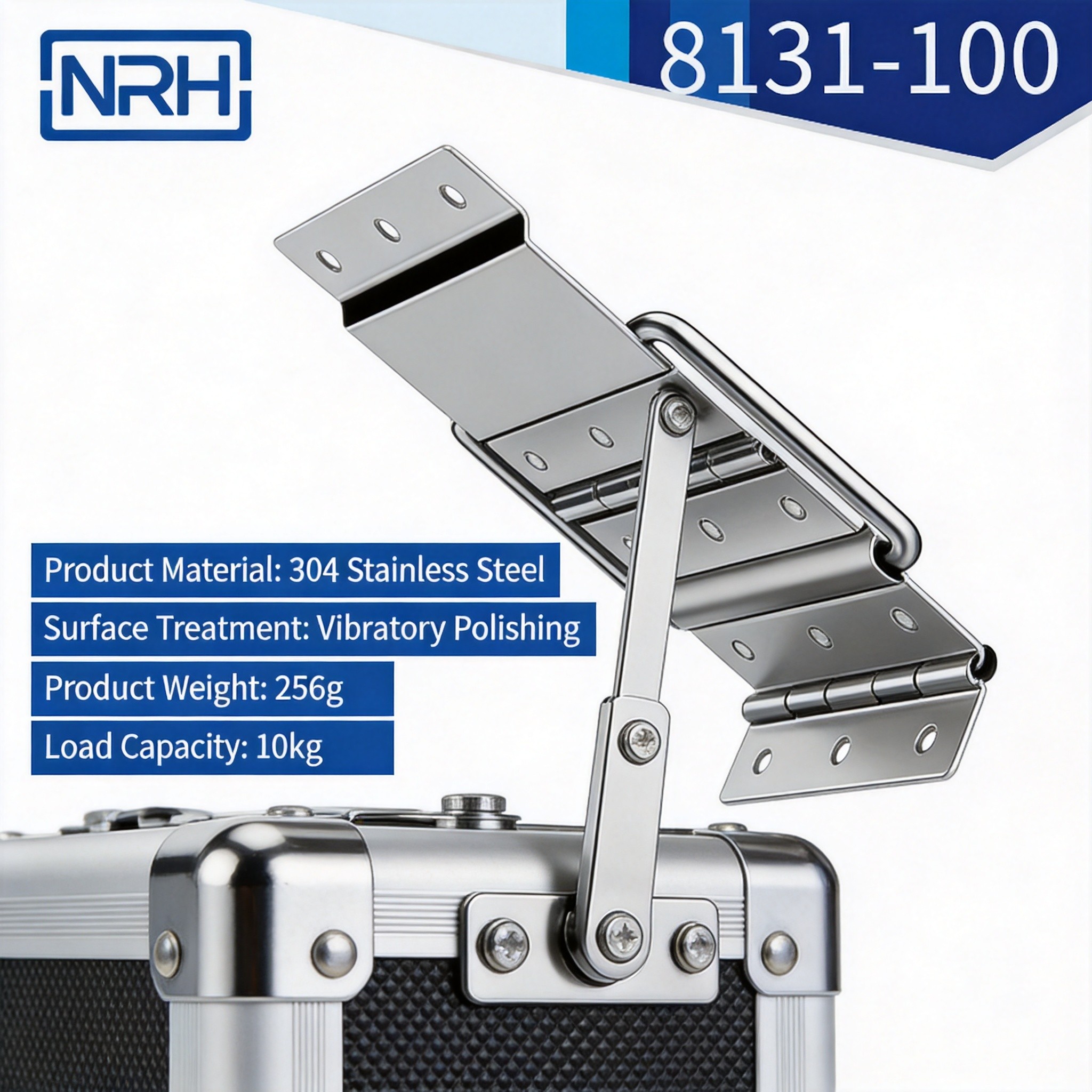 Comparison of butt hinge versus spring hinge installed on industrial enclosure