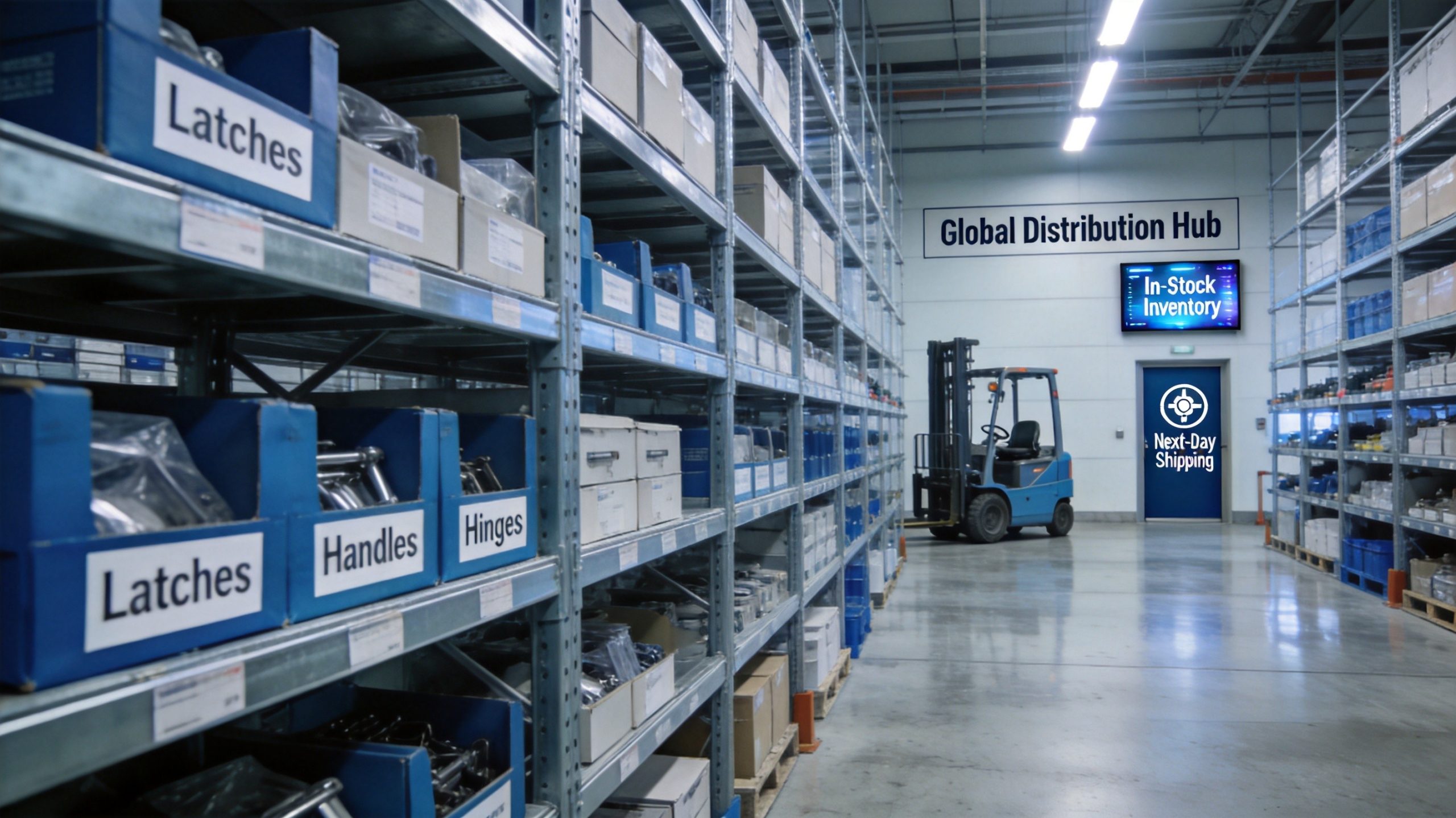 Global logistics network connecting NRH Shanghai to European distribution centers