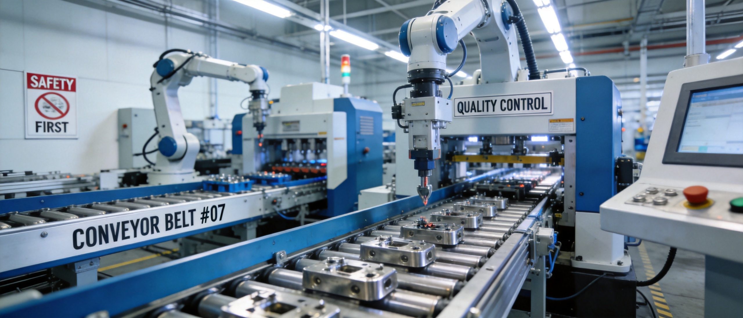 Robotic assembly stations and inline quality inspection on the new NRH production line